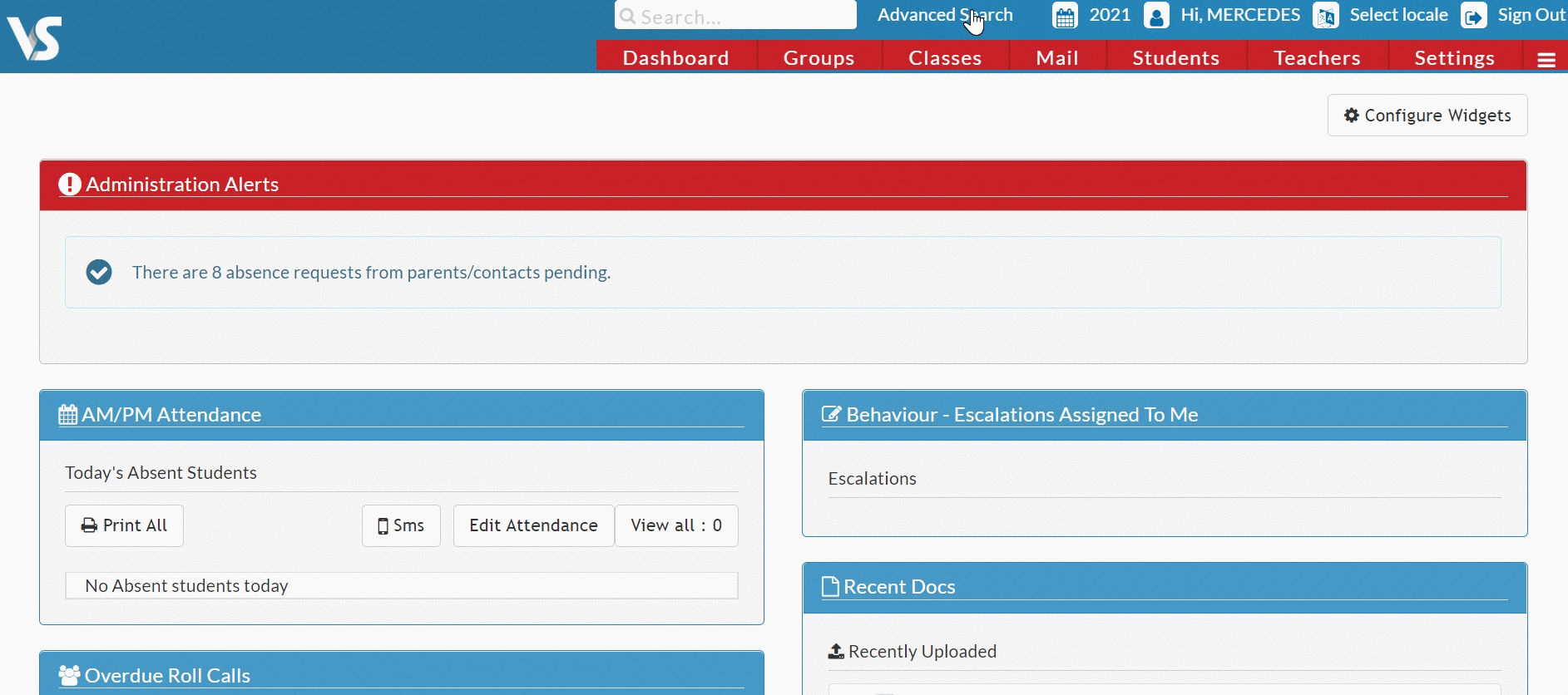 Allow teacher access to timetable construction feature