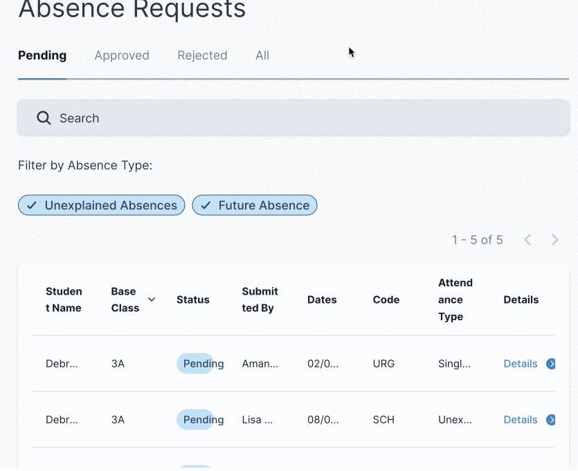 Admin guide to Absence Request feature